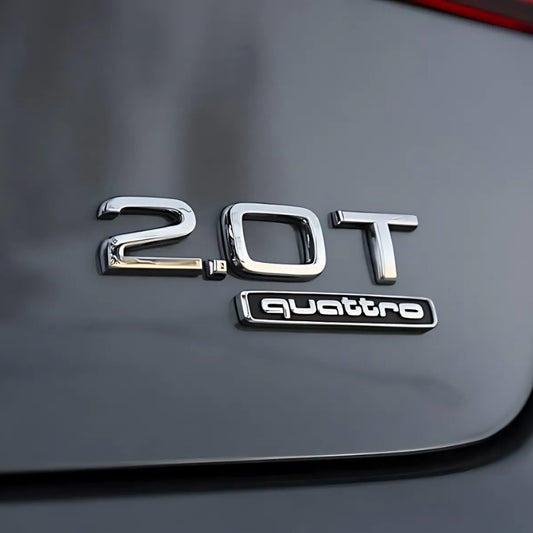 Logo Audi 1.8T 2.0T 3.0T 3.2 4.2 V6T V8T V10 W12