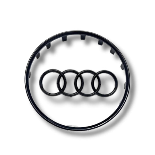 Insert Cerclage et Logo Volant Audi Noir