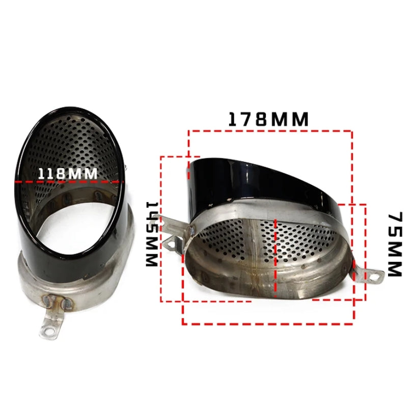 RS3 Black Exhaust Tips