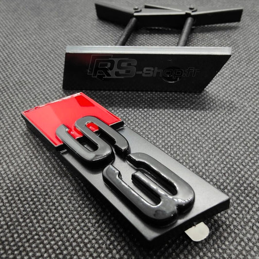 Logo / Badge Audi S3 / S4 / S5 / S6 / S7 / S8 Noir