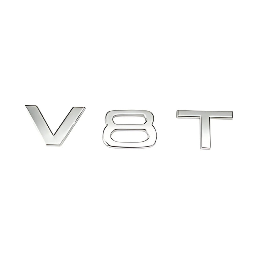 Logo Audi 1.8T 2.0T 3.0T 3.2 4.2 V6T V8T V10 W12