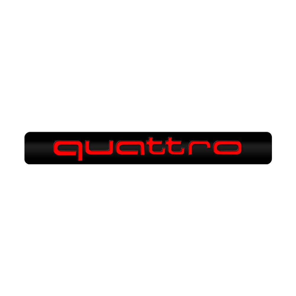 logo Quattro noir rouge