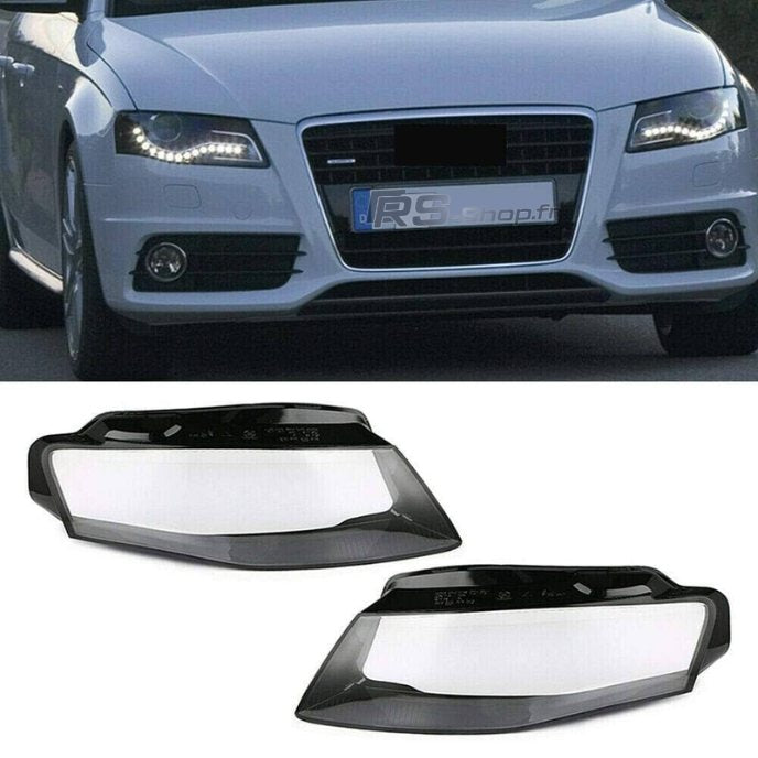 Headlight lens cover for Audi A4 B8