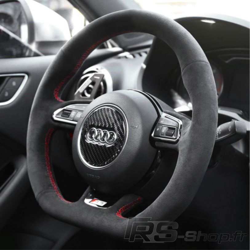 Audi B8 Flat Bottom Steering Wheel Cover