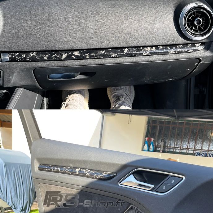Carbon Fiber Door/Dashboard Inserts for A3/S3/RS3 8V