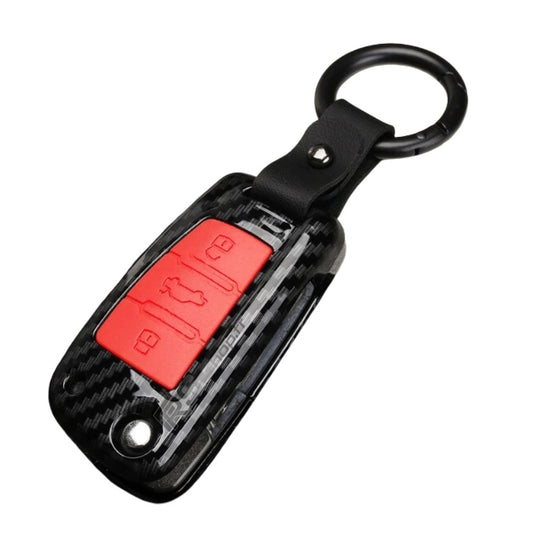 Coque Clé Audi Carbone Style