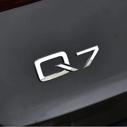 Logo Audi A1 A3 A4 A5 A6 A7 A8 Q3 Q5 Q7 Noir