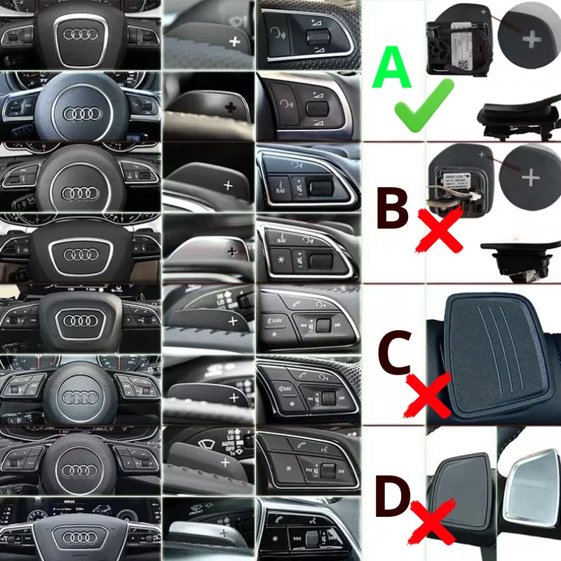 Audi B8 Aluminum Steering Wheel Paddle Shifters