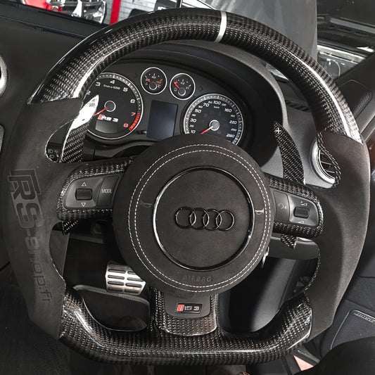 Volant Audi R8 I / TT Mk2 / 8P Carbone