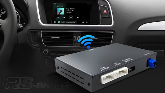 boitier car play Audi A3 A4 A Q5 Q7 installation