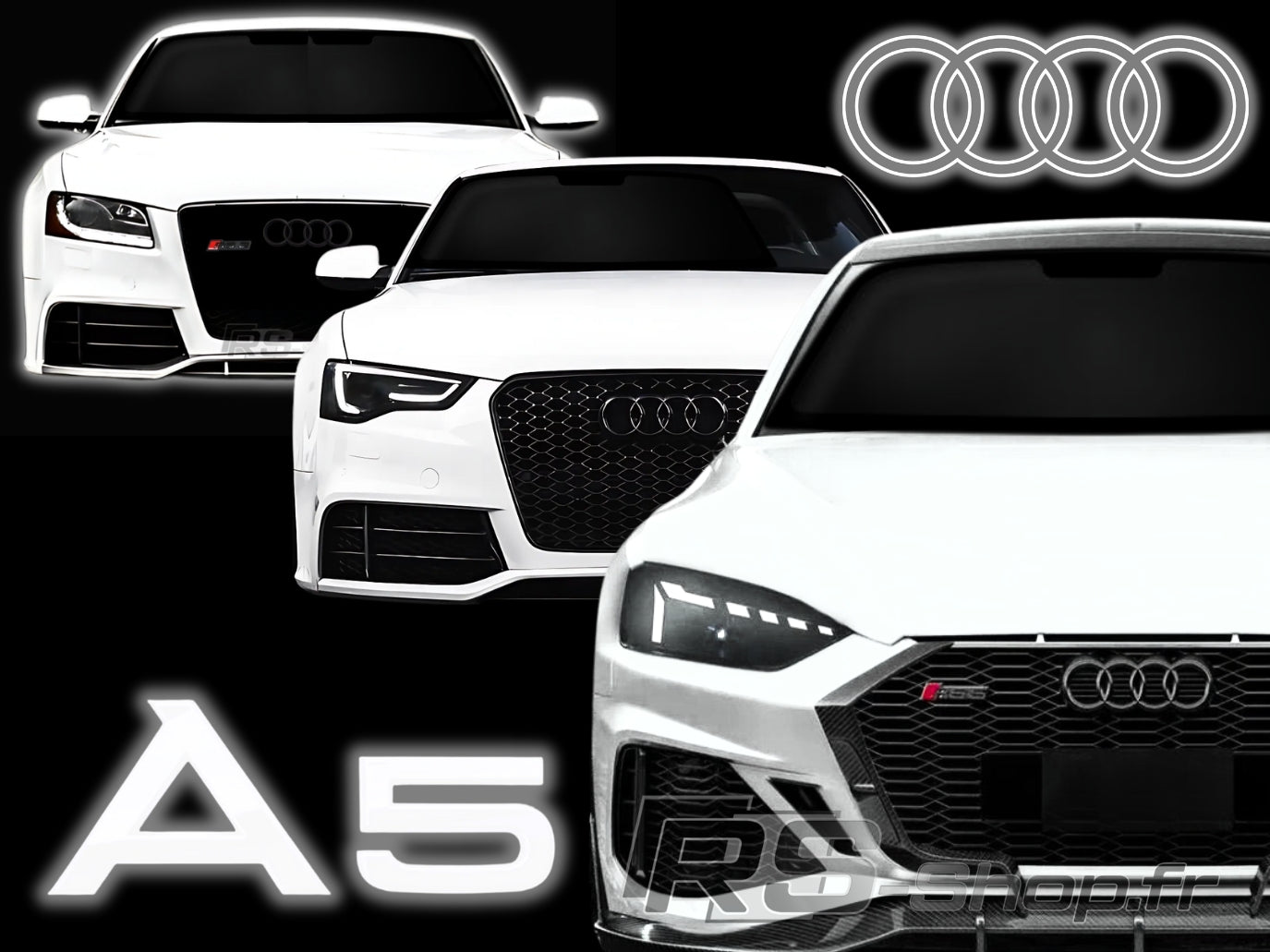 Collection pieces Audi A5 S5 RS5 RS SHOP