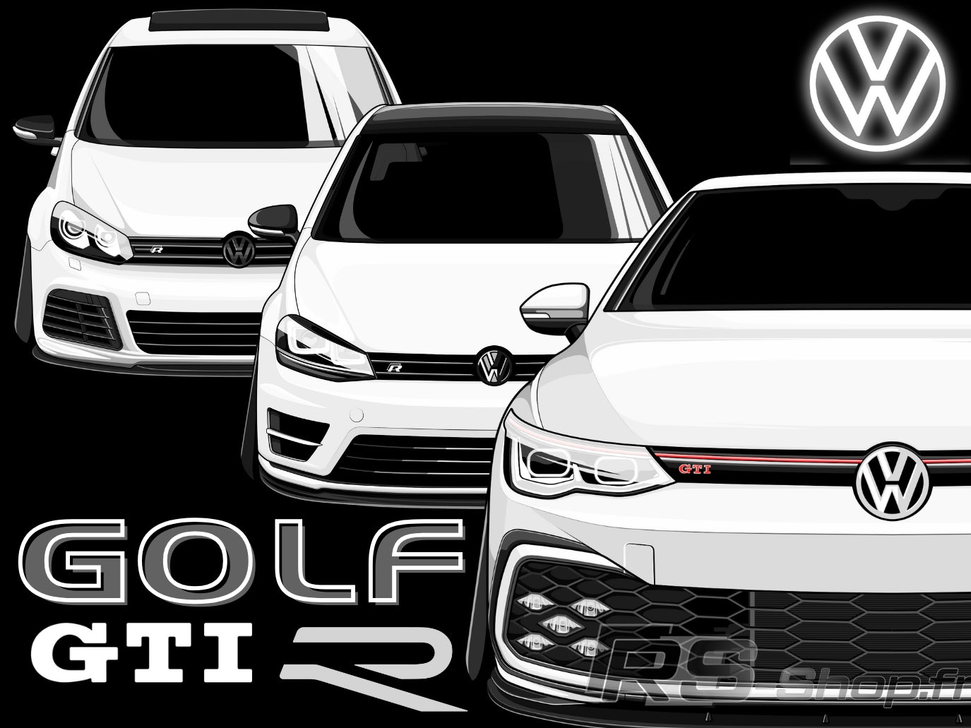 VW GOLF 4 / 5 / 6 / 7 8 GTI R RS SHOP