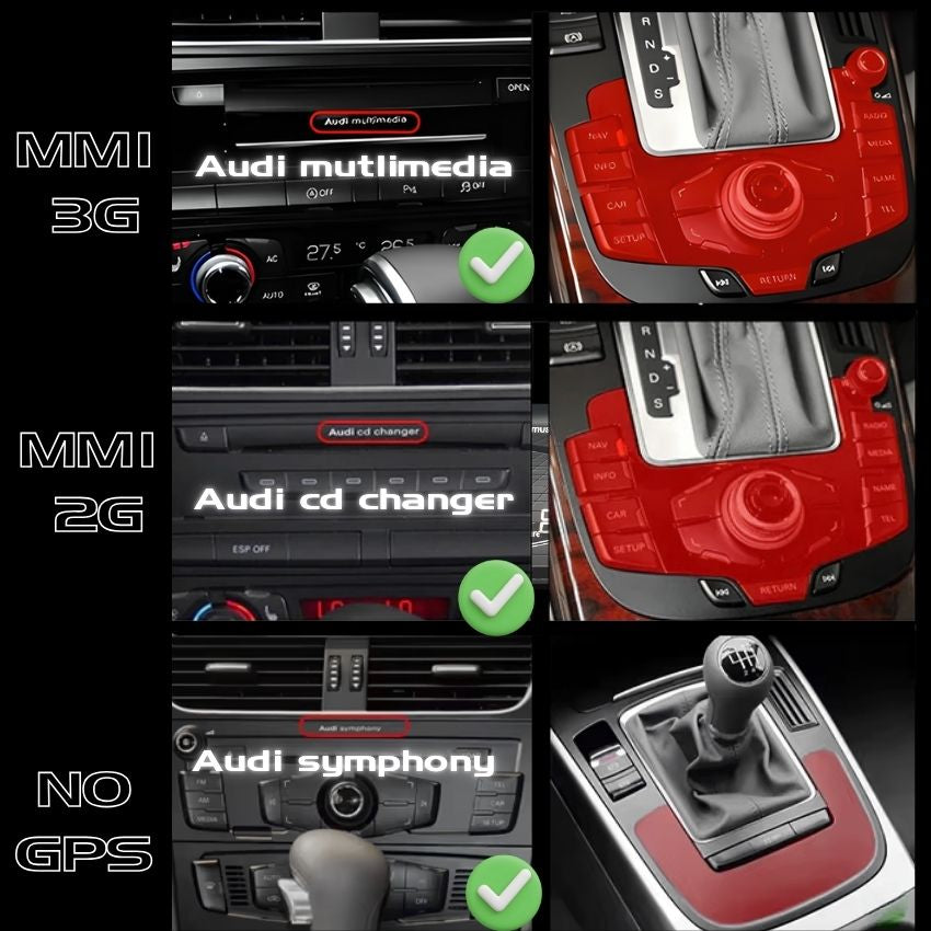 Audi A4 A5 Q5 Carplay Car Radio Screen