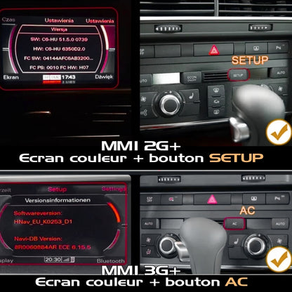Ecran Autoradio Carplay Audi A6 C6