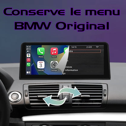 CarPlay-Autoradio-Bildschirm BMW Serie 1/2/3/4 F20 F30