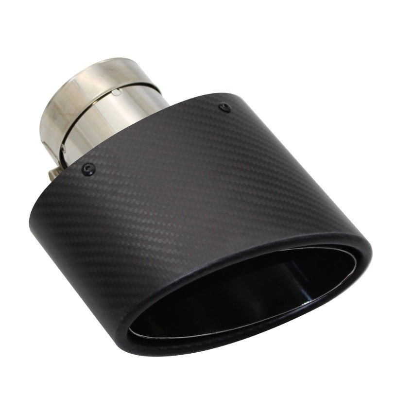 echappement ovale droit carbone