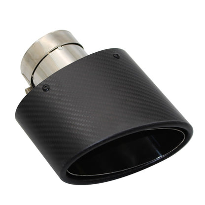 echappement ovale droit carbone