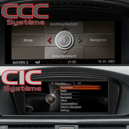 CarPlay-Autoradio-Bildschirm BMW Serie 1/2/3/4 F20 F30