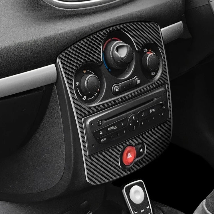 Console centrale Carbone Clio 3