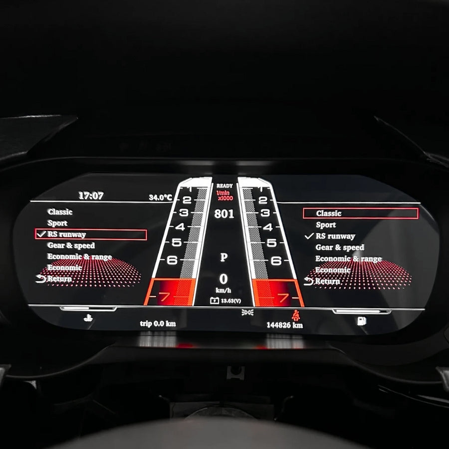 Virtual Cockpit Audi A1 / A3 / A4 / A5 / Q5 / TT / R8