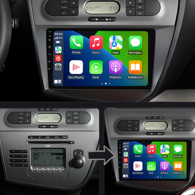 Renault Clio 4 Carplay Car Radio Screen