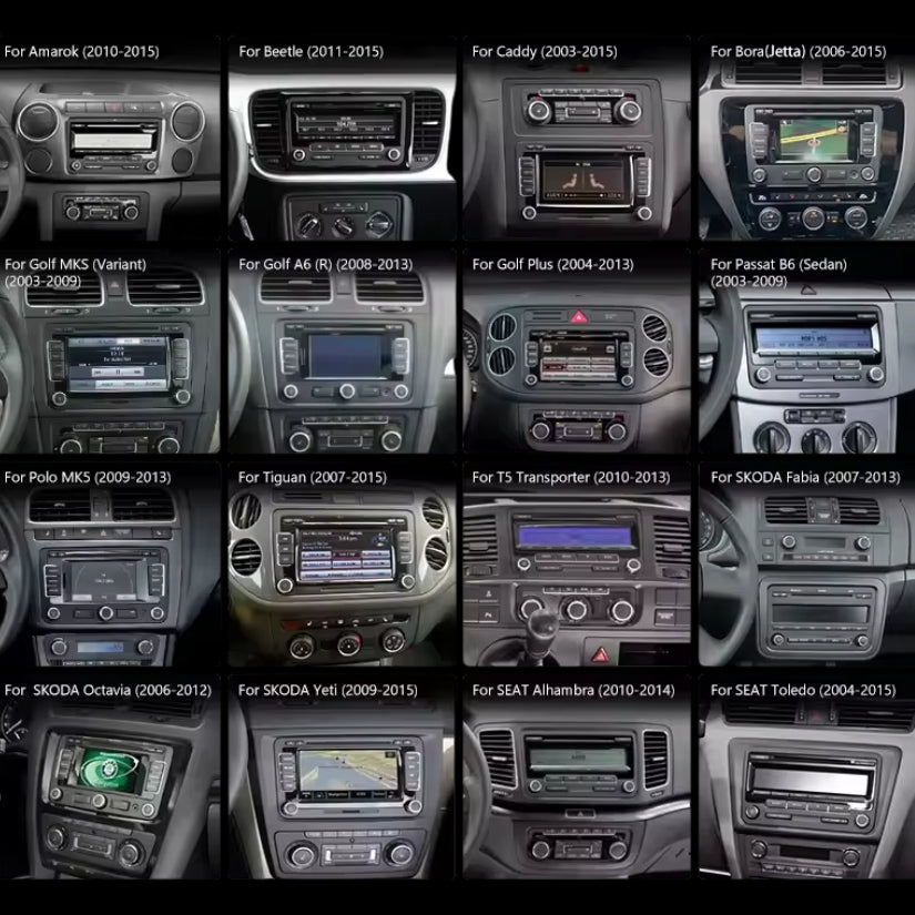 Ecran Autoradio CarPlay Seat / Skoda / VW Polo / Golf 5 / 6