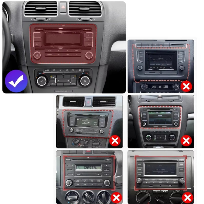 Ecran Autoradio CarPlay Seat / Skoda / VW Polo / Golf 5 / 6