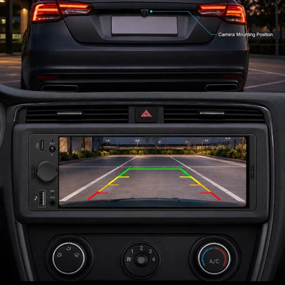 Autoradio mit 1-DIN-Bildschirm und CarPlay