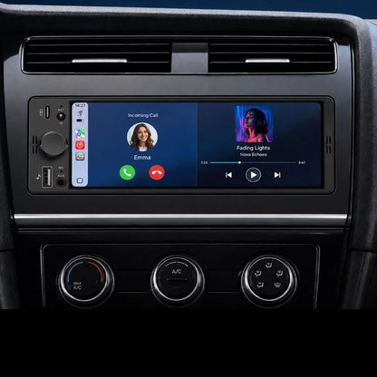 Autoradio mit 1-DIN-Bildschirm und CarPlay