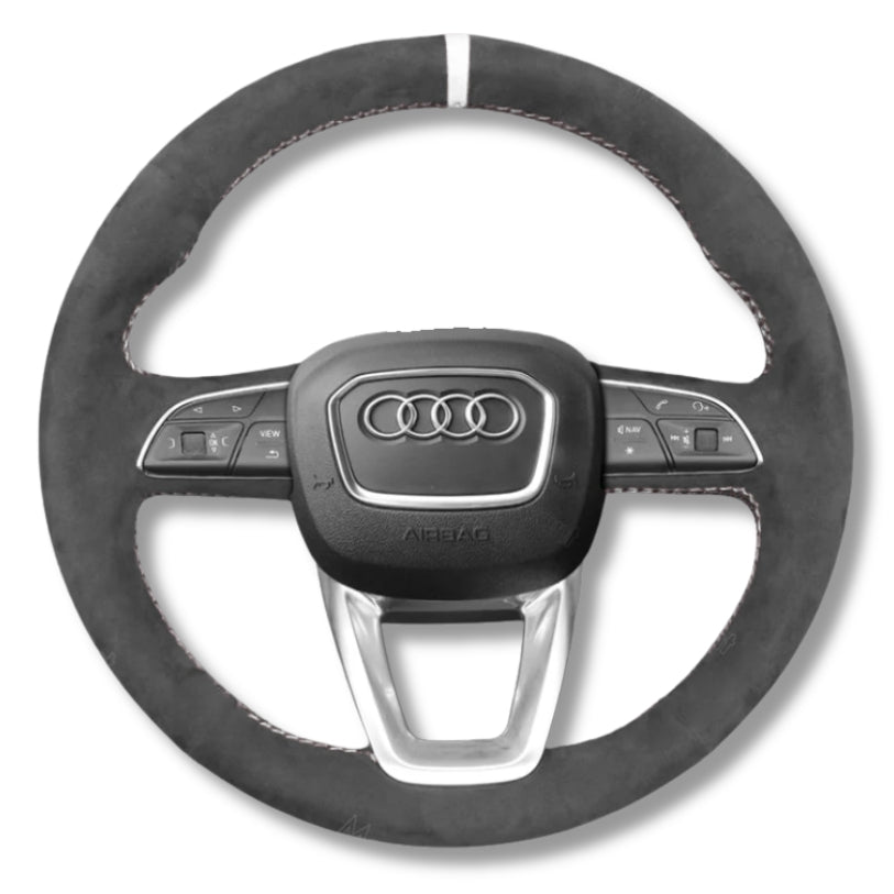 Round Audi B9.5 Steering Wheel Cover