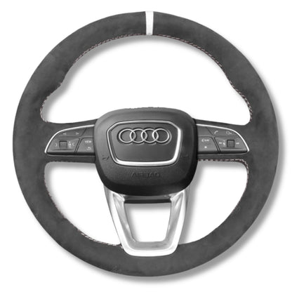 Round Audi B9.5 Steering Wheel Cover