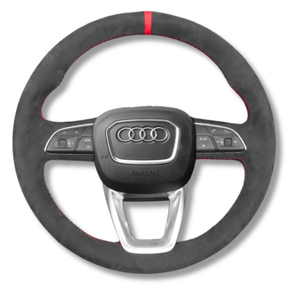 Round Audi B9.5 Steering Wheel Cover