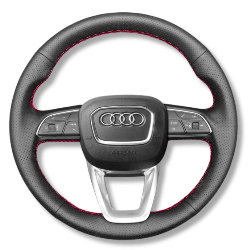 Round Audi B9.5 Steering Wheel Cover
