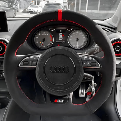 Audi B8 Flat Bottom Steering Wheel Cover