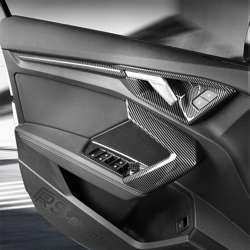 Fenstergriffe/Fensterheber aus Kohlefaser für A3/S3/RS3 8Y