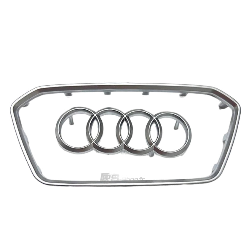 Black Audi Steering Wheel Trim and Logo Insert 