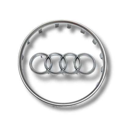 Black Audi Steering Wheel Trim and Logo Insert 