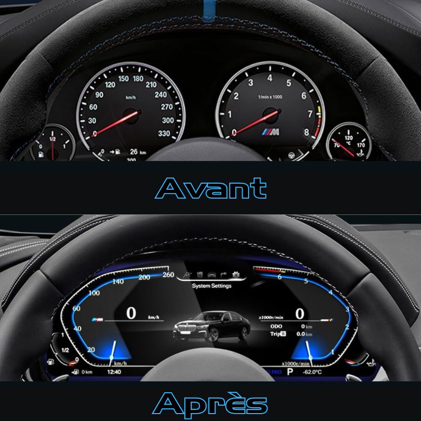 Compteur Digital Virtual Cockpit BMW