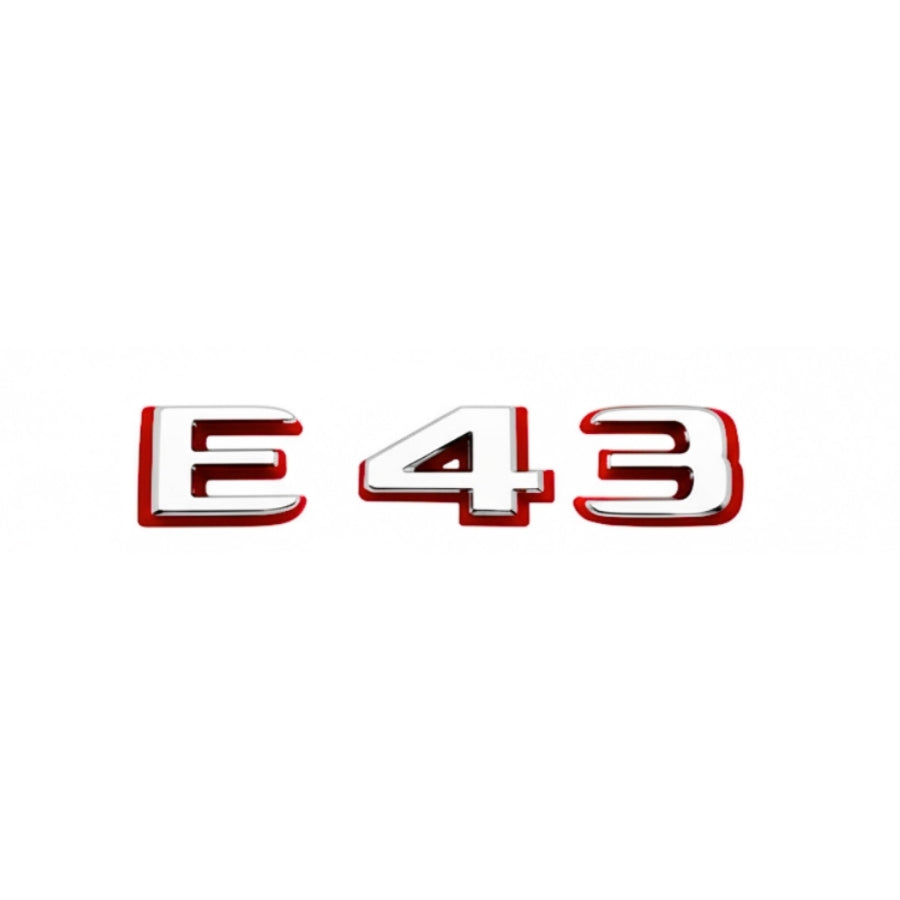 Logo Class E / E43 / E55 / E63S AMG Noir