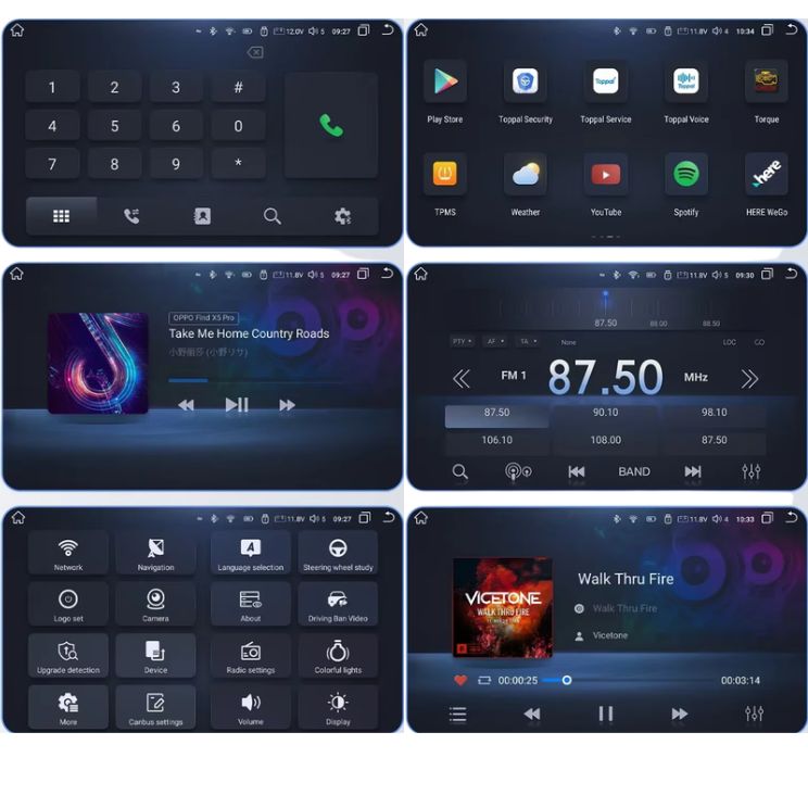 Carplay Car Radio Screen BMW Serie 1/2/3/4 F20 F30