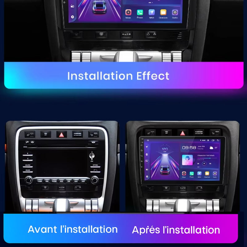Ecran Carplay Porsche Cayenne 1 (2002-2010)