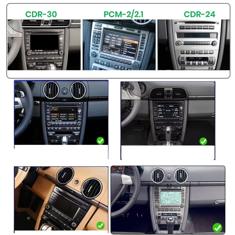 Ecran Carplay Porsche 911 997 / Cayman / Boxtser 987