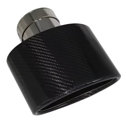 Oval Black Exhaust Tip Type RS3 90*150mm