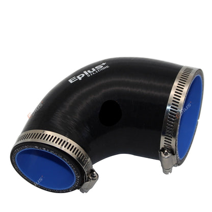 Universal Black 90 Degree Silicone Elbow