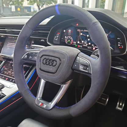 Round Audi B9.5 Steering Wheel Cover