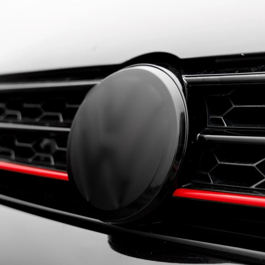 Schwarzes 3D-VW-Logo für Golf 5/6/7
