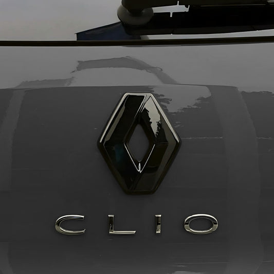 logo renault noir clio 3