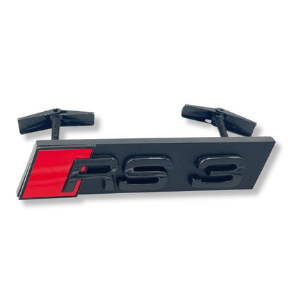 Logo / Emblem Audi RS3 / RS4 / RS5 / RS6 / RS7 / RSQ3 / RSQ8 Schwarz