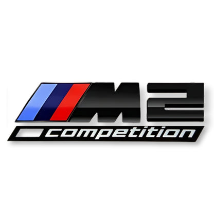 Logo BMW M2 / M3 / M4 / M5 Compétition Noir