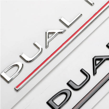 Black Dual Motor Logo